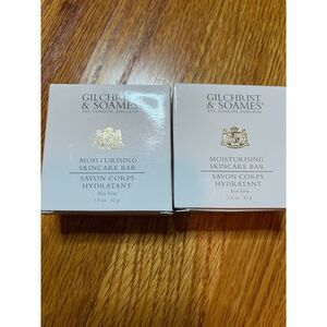Gilchrist & Soames Moisturing Skincare Bars 2 1.5oz each New in‎ Box